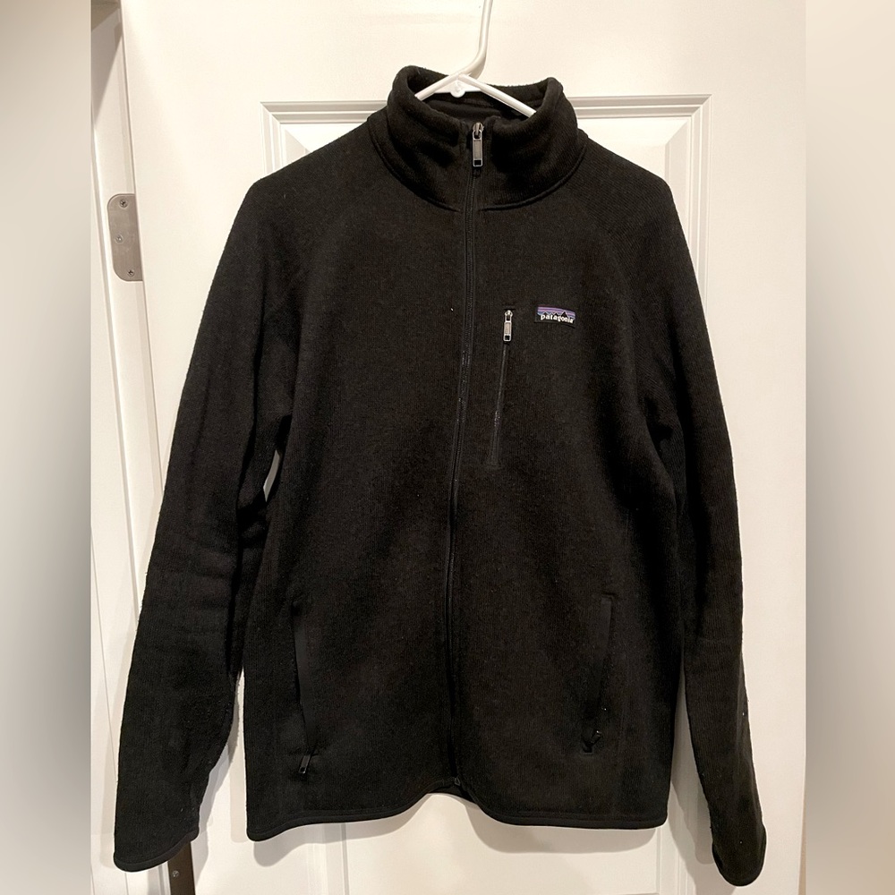 Black M Men’s Patagonia Zip-up Jacket